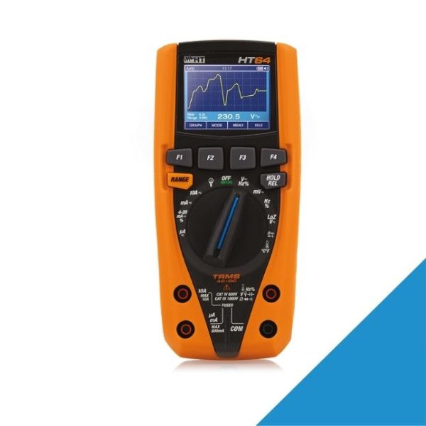 HT Italia HT64 TRMS ACDC Digital Multimeter with colour LCD display