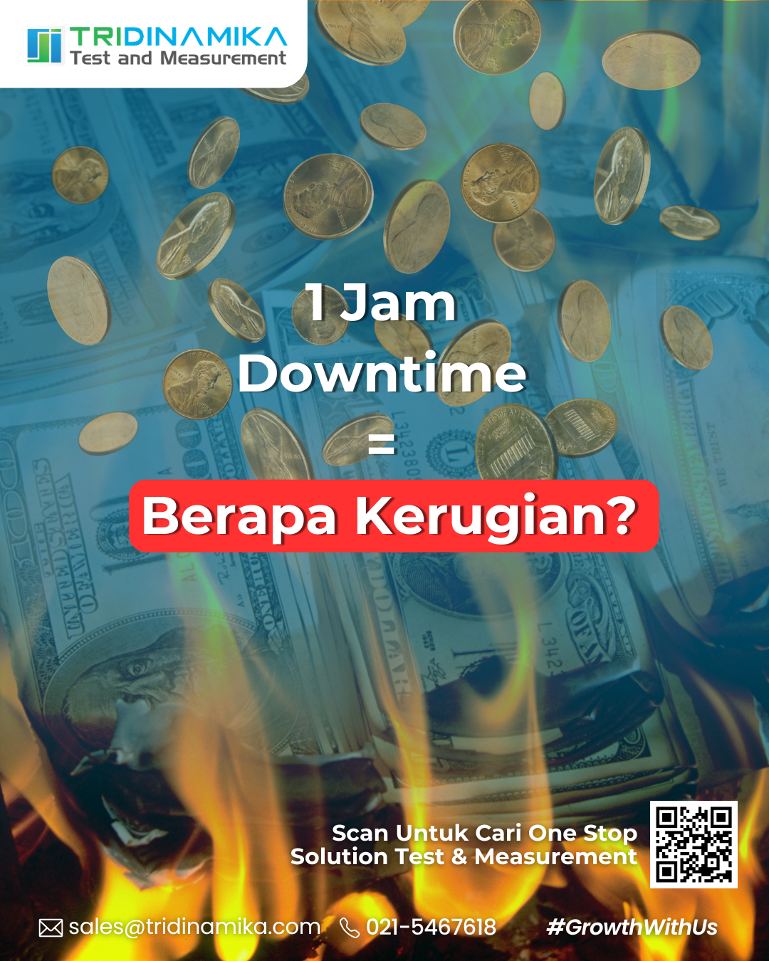 1 Jam Downtime = Berapa Rugi?